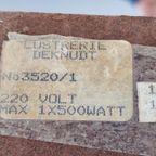 Vintage Deknudt Vloerlamp Messing Regency Uplight Belgie ´70 thumbnail 12