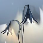 Unieke Vintage Metalen Vloerlamp Fleur France ‘60 thumbnail 7