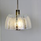 Vintage Hanglamp Doria - Jaren '70, Iceglass thumbnail 10