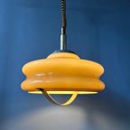 Vintage Space Age Hanglamp Van Herda Met Mushroom Kap Van Acrylglas thumbnail 5