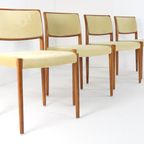 Set 4 Stoelen Niels O Möller Model 80 Eetkamerstoelen Vintage Teak thumbnail 16