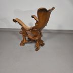 3 X Large Oak Claw Armchairs 1960S 70 X 70 X 90 Cm thumbnail 27