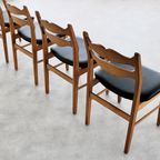 Brutalist Eetkamerstoelen | Vintage Stoelen | Jaren 60 | (5) thumbnail 3
