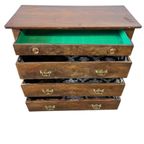 Vintage Houten Ladekast / Commode Met 'gouden' Handgrepen thumbnail 15