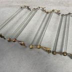 Art Deco Handdoekhouder – Glas En Messing thumbnail 10