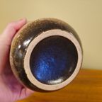 Vintage West Germany Vaas Vaasje Bruin Rood thumbnail 7