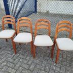 Set Van 4 Eetkamerstoelen Dyrlund Denemarken thumbnail 3