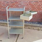 Vintage Design Trolley Van Heliolithe (Uit Frankrijk). thumbnail 10