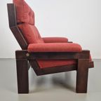 Vintage Wengé Fauteuil Martin Visser Spectrum Brutalist '60 thumbnail 4