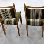Brutalist Eetkamerstoelen | Vintage Stoelen | Jaren 60 | Eik thumbnail 7