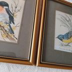 J&J Cash Zijde Schilderijen 3 Stuks Vintage Geweven thumbnail 6