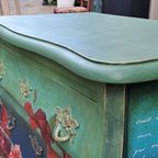 Buikkast - Ladekast - Restyled - Blauw-groen thumbnail 12