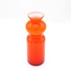 Oranje Glass Vaas Jaren 60 thumbnail 3