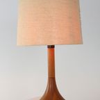 Vintage dyrlund Tafellamp Lamp Xl Hout Deens thumbnail 12