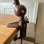 Vintage Scharnier Bureaulamp Met Tafelklem thumbnail 15