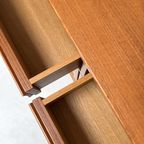 Vintage Houten Dressoir / Sideboard Met Deuren En Lades thumbnail 12