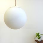Retro Vintage Lamp Hanglamp Jaren 60 / 70 Melkglas Wit Bol thumbnail 5