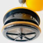 Vintage Bodum Koffiepers 1 Liter Geel Metaal thumbnail 7