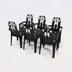 Set Of 6 Boston Chairs By Pierre Paulin For Henry Massonnet France 1980s thumbnail 9