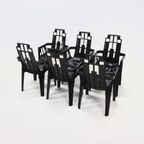 Set Of 6 Boston Chairs By Pierre Paulin For Henry Massonnet France 1980S thumbnail 9