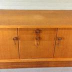 Vintage Art Deco Dressoir Lowboard Wandmeubel thumbnail 8