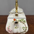 Franklin Mint. Theepot "vogels En Bloemen Uit Het Oosten". thumbnail 7