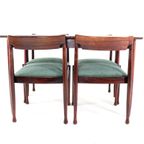 Set Van 4 Palissander Stoelen + Eettafel Eetset Vintage thumbnail 6