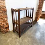 Vintage Houten Staande Rek / Etagere / Bijzettafel thumbnail 6