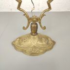 Bronzen Tafellamp Met Art Deco Persglas thumbnail 5