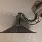 Vintage Postmodern Geperforeerde Metalen Hanglamp, Zwaart thumbnail 2