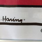 Vintage Litho Poster Van Keith Haring thumbnail 2