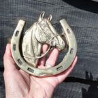 Messing Deurklopper Paard thumbnail 7