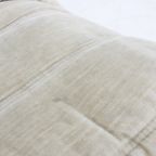 Vintage Togo Ligne Roset Fauteuil Velours Beige thumbnail 13