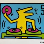 Keith Haring (1958-1990), Untitled Dj 1983, Licensed By Artestar Ny, Printed In U.K. thumbnail 3