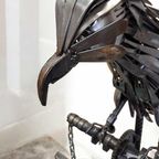 Scrap Metal Art, Vogel/Arend Kunst Van Gerecycled Materiaal. thumbnail 9