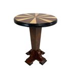 Art Deco Stijl Tafel Met Verschillende Soorten Ingelegd Hout thumbnail 3