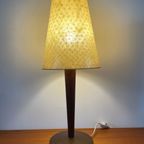 Unieke Vintage Philips Lamp. Louis Kalff Tafellamp. Glasvezel Kap. thumbnail 9