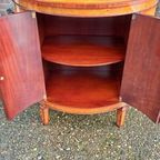 Antieke Wortelnoten Houten Commode Wandconsole, Wandkast, H thumbnail 5