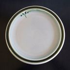 Set Van 6 Dinerborden / Gerechten, Steengoed Uit De Midden Eeuw, Keramisch Scandinavisch Design, Vin thumbnail 4