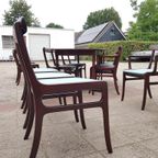 8 Tm 20 Vintage Stoelen Ole Wanscher Danish Dining Chairs thumbnail 10