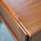 Arne Vodder, G.V. Møbler Vintage Jaren 60 Deens Bureau Teak thumbnail 11