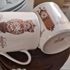 Mitterteich Bavaria Vintage Koffie Servies Klokken Porselein thumbnail 4