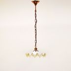 Art Deco Franse Piecrust Hanglamp thumbnail 2