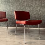 2X Vintage Conseil Chairs By Pierre Gauriche For Meurop,Ca60 thumbnail 14