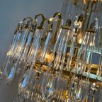 2 Beschikbaar! Vintage Kristallen Murano Geblazen Kroonluchters Hanglampen Art Deco Stijl ! thumbnail 3