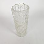 Georgshutte - 'Ice Glass' - Cilinderglas - West-Germany - 1960'S thumbnail 3