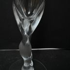 Schitterend Fabergé Champagneglas 'kissing Doves" Met Matglazen Duiven, Jaren 80 thumbnail 4