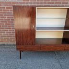 Pallisander Fineer Mid Century Vintage Highboard thumbnail 7