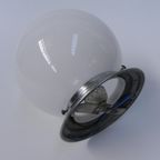 Art Deco Plafondlamp Met Ronde Glazen Bol thumbnail 8