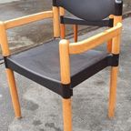 6 Vintage Strax Stoelen, Hartmut Lohmeyer Voor Casala thumbnail 19